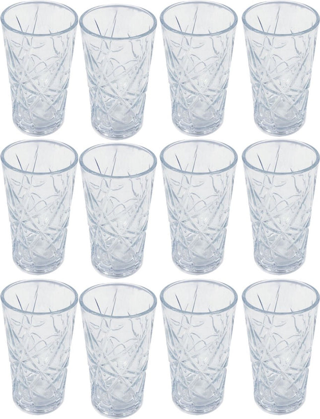 Longdrinkglazen - 37,5 cl - set van 12 stuks