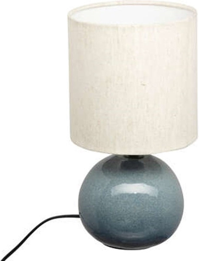Atmosphera Tafellamp Gaia D15x28cm - Blauwgrijs - E27