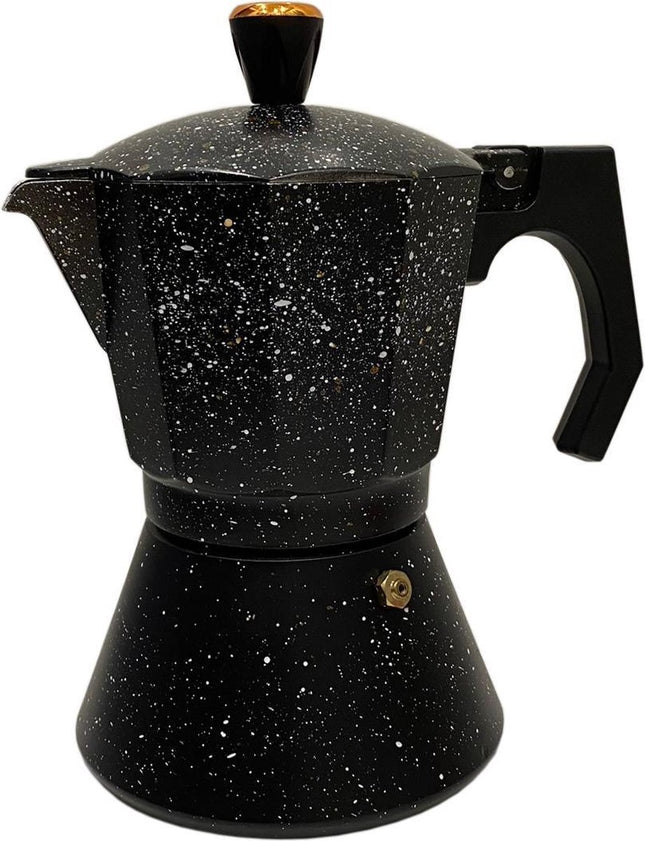 Rosenberg Espresso maker aluminium - percolator 12 kops – zwart