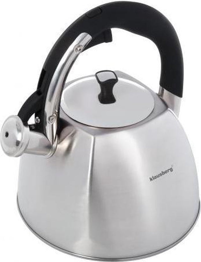 Klausberg KB-7015  fluitketel - 3L - rvs - alle warmtebronnen