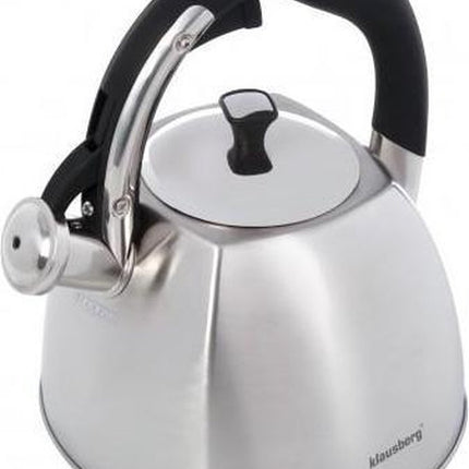 Klausberg KB-7409 fluitketel - 2,2L - rvs - alle warmtebronnen