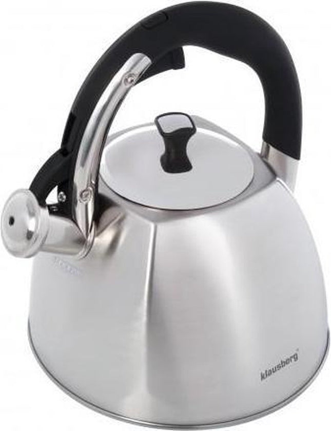 Klausberg KB-7409 fluitketel - 2,2L - rvs - alle warmtebronnen