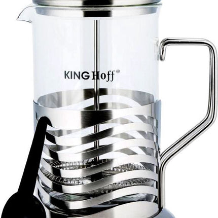 Kinghoff - Koffiemaker - Theezetter - RVS - Vaatwasser bestendig - 600 ml