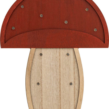 Atmosphera Kids paddenstoel - 18x3x23cm - Rood/Naturel