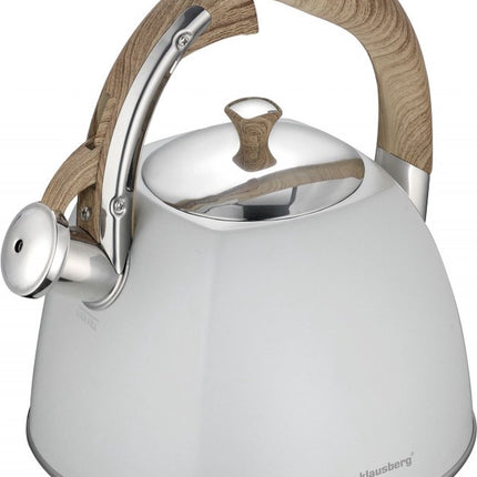 Klausberg KB-7500 fluitketel - 3L - rvs - alle warmtebronnen