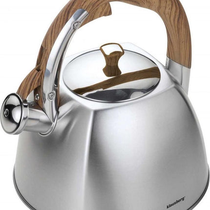 Klausberg KB-7193  fluitketel - 3L - rvs - alle warmtebronnen