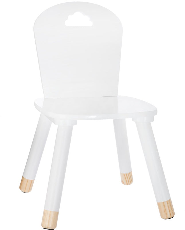 Atmosphera Kids Kinderstoel Wit - 50x30x30 cm