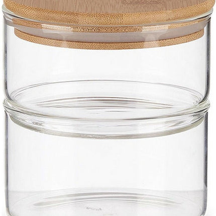 Blik Bruin Transparant Bamboe Borosilicaatglas (800 ml)