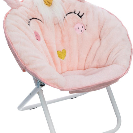 Atmosphera Kids Kinder klapstoel eenhoorn - unicorn - kinderstoel - kinderzetel - vouwstoel - meisjes stoel