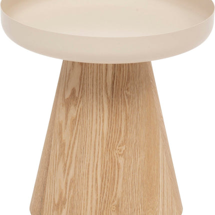 Atmosphera Hercyna Salontafel - Ø40xH42cm - Beige