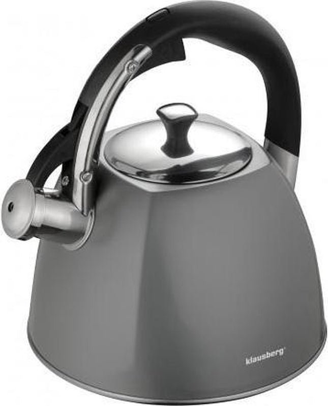 Klausberg KB-7411 fluitketel - 2,2L - rvs - alle warmtebronnen