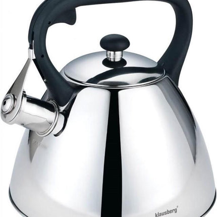 Klausberg 7207 fluitketel - 3L - rvs - alle warmtebronnen
