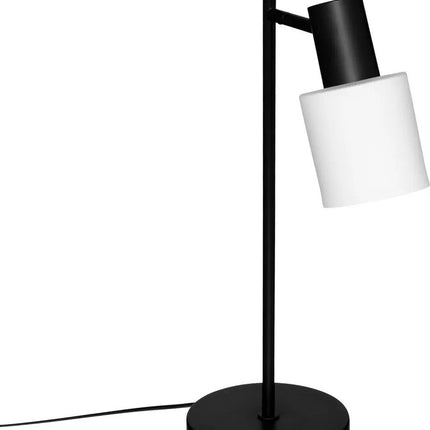 Atmosphera Tafellamp/bureaulampje Athena - metaal - zwart - H45 cm - Leeslampje