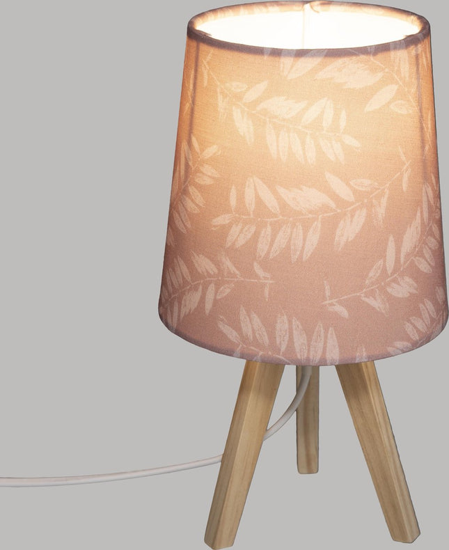 Atmosphera Kids Nachtlamp Bladeren D13x24cm - Roze - E14
