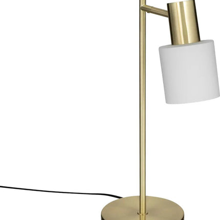 Atmosphera Tafellamp/bureaulampje Athena - metaal - goud - H45 cm - Leeslampje
