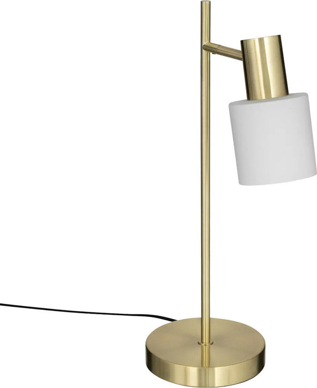 Atmosphera Tafellamp/bureaulampje Athena - metaal - goud - H45 cm - Leeslampje