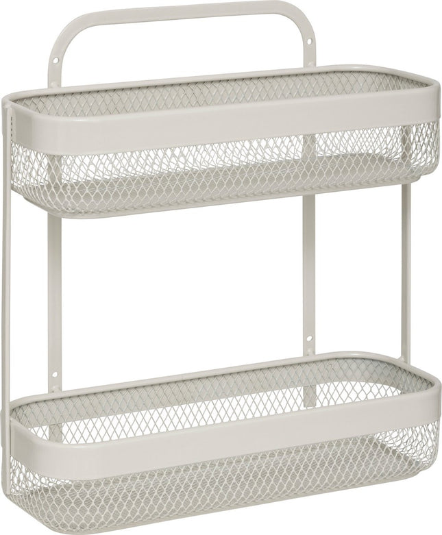 MAYAJ keukentablet, 2-niveau, metalen staande plank