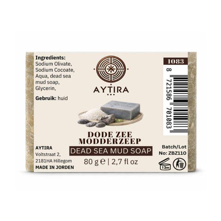 AYTiRA Dode Zee Modderzeep 80g – Dead Sea Mud Soap