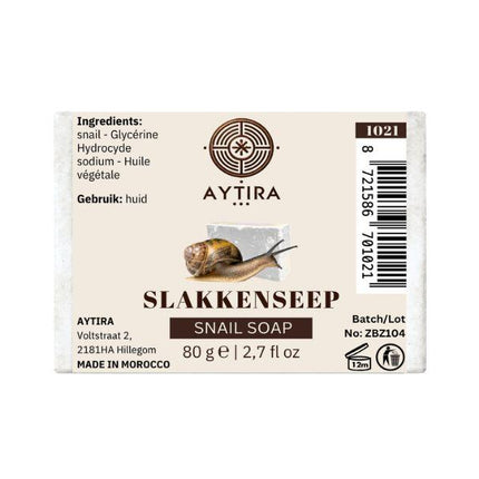 AYTiRA Slakkenzeep 80g – Verzorgende Zeep voor Zachte Huid