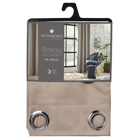 Atmosphera - Gordijn - 260x140 - Beige