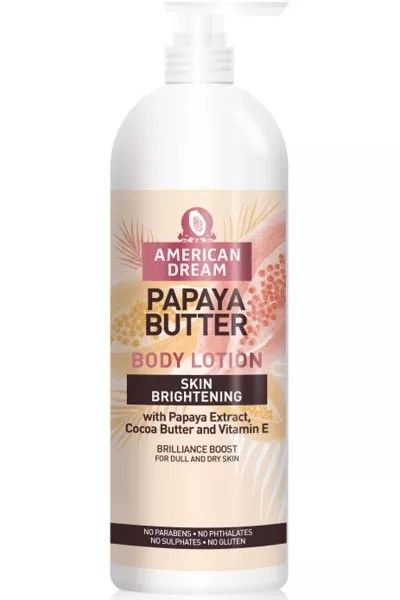 American Dream Cocoa Butter Body Lotion W/Papaya 750ml - Cacao Boter -