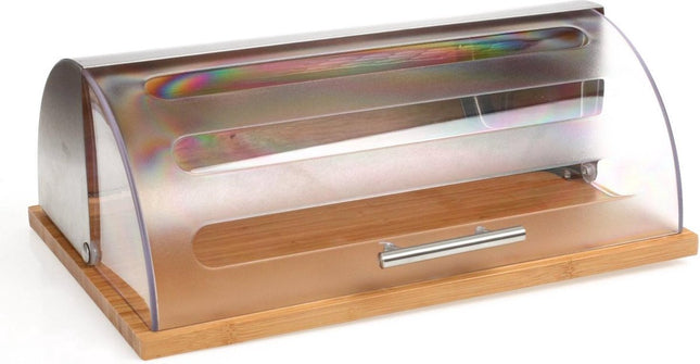 Broodtrommel bamboe met deksel - 39 x 28,5 x 14,5 cm