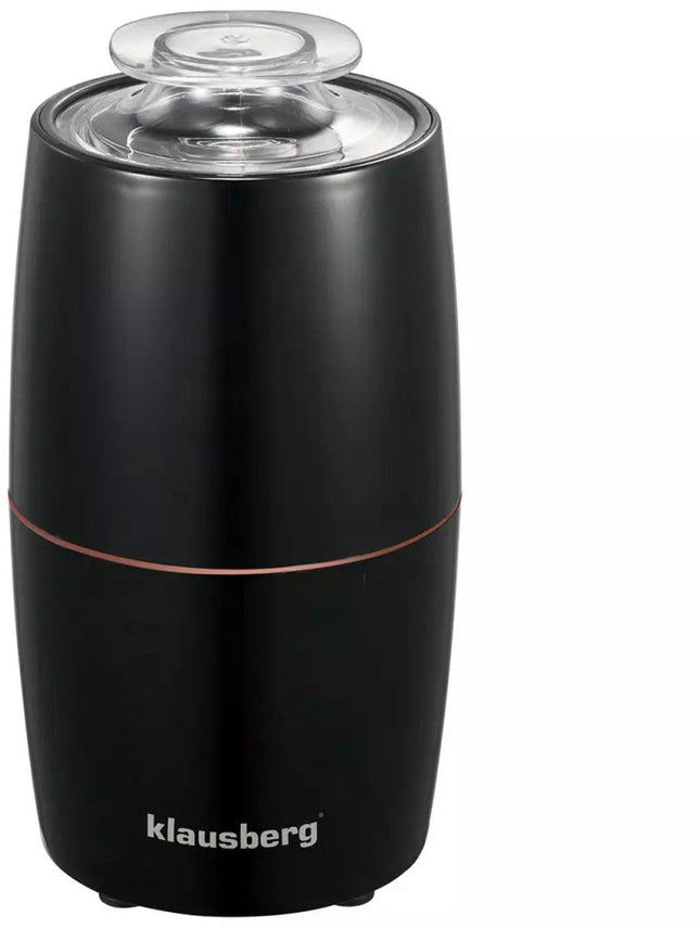 Klausberg KB7602 Elektrische Koffiemolen - RVS Koffiecontainer & Mes - Instelbare Maalgraad - Compact & Lichtgewicht