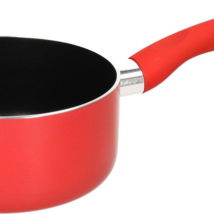 5Five - Steelpan/sauspan - Inductie - aluminium - rood/zwart - D16 cm