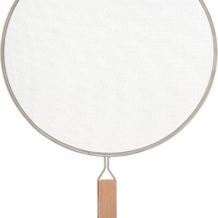 Set van 2x universele RVS spatdeksels/afgietdeksels voor pannen 25 - 28 cm